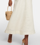 Zimmermann Halcyon Flutter linen midi dress