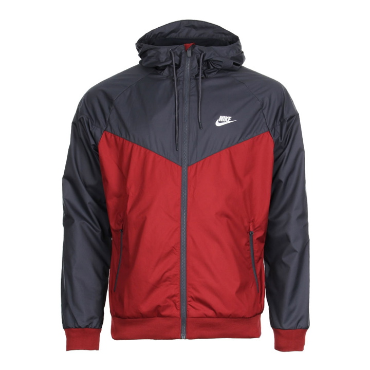 Photo: Windrunner Jacket - Navy/Burgundy