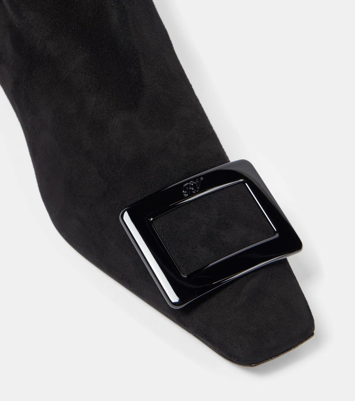 Roger Vivier Belle Vivier 45 suede over-the-knee boots