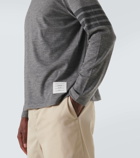 Thom Browne 4-Bar wool-blend jersey T-shirt