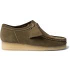 Clarks Originals - Wallabee Suede Desert Boots - Green