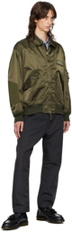 Comme des Garçons Homme Khaki Zip Bomber Jacket