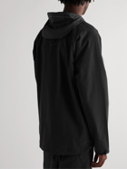 And Wander - Jersey-Trimmed Z-Grav Hooded Jacket - Black