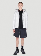 Moncler Lauzet Hooded Jacket male White