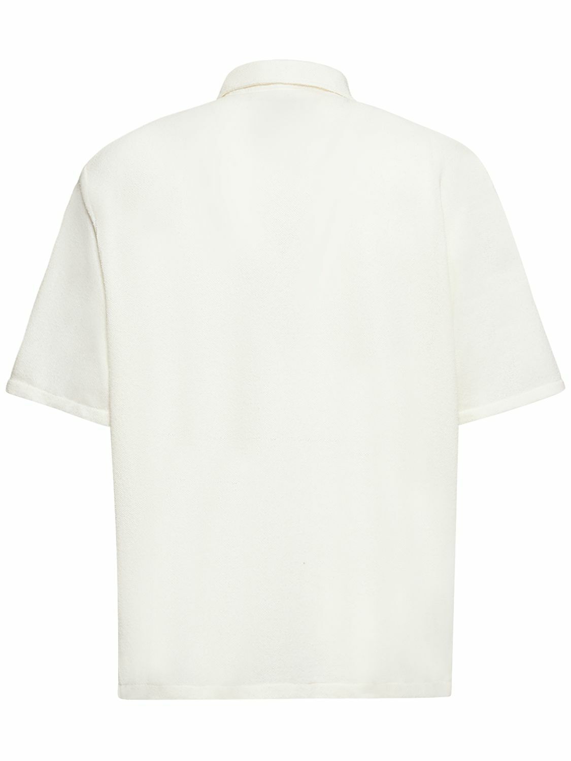 Bouclé short sleeved shirt - GOTS/Vegan - Night Sky main image 0