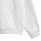 SKIMS Men's Fleece Lounge Relaxed Hoodie in Light Heather Grey