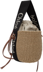 Chloé Beige Mifuko Edition Small Woody Bag