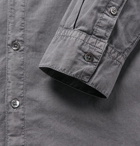 James Perse - Garment-Dyed Cotton Shirt - Anthracite