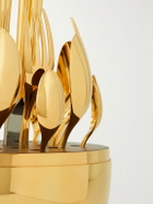 Christofle - MOOD GOLD Gold-Plated Flatware Set with Case