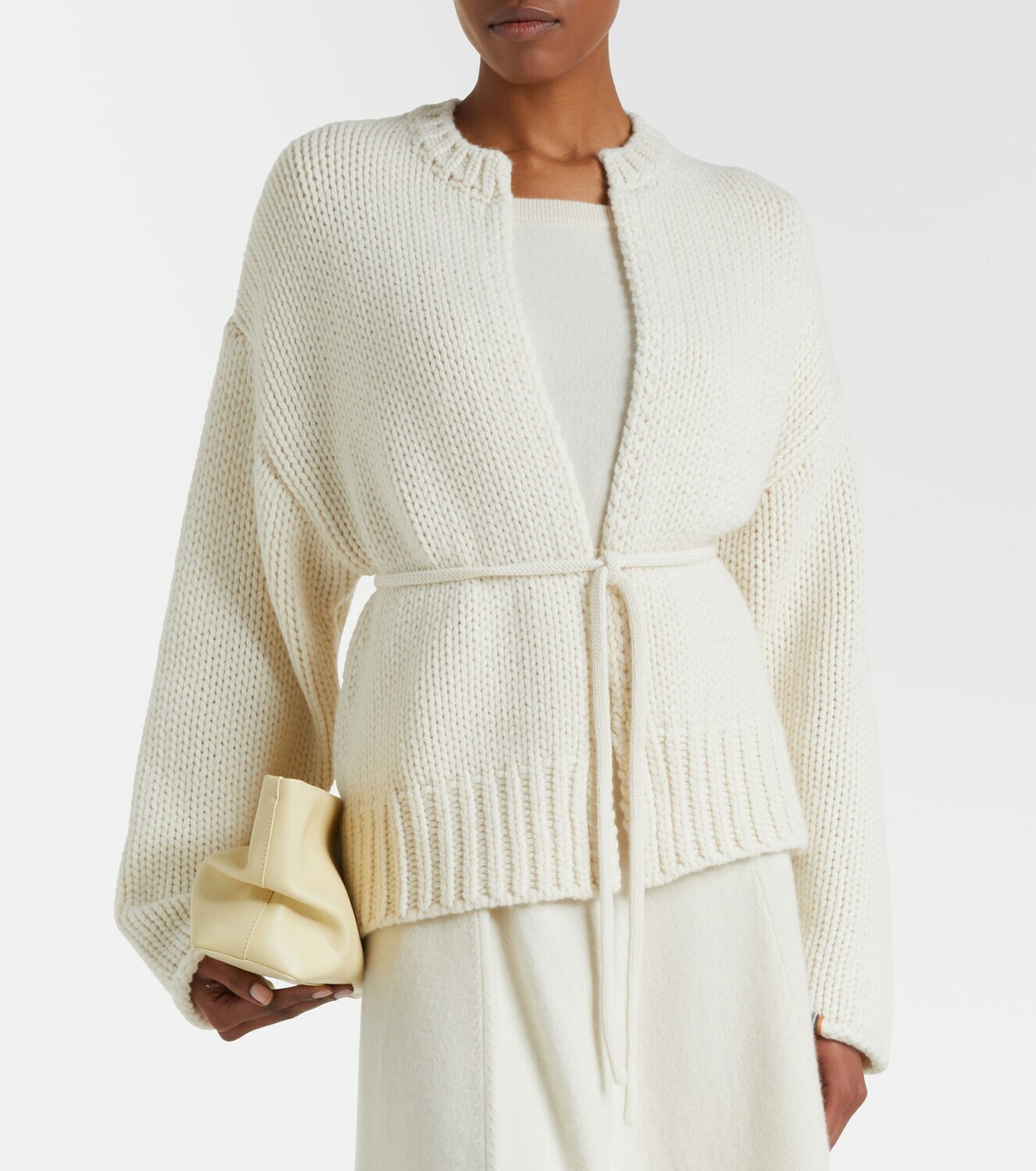 Extreme Cashmere N°384 Ginza cashmere wrap cardigan