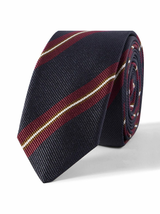 Photo: CELINE - 5cm Striped Silk-Twill Tie