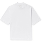 Acne Studios - Esco Cotton-Jersey Mock-Neck T-Shirt - White