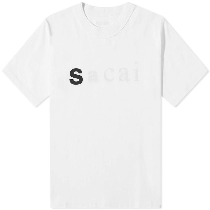 Photo: Sacai Reverse Logo Tee