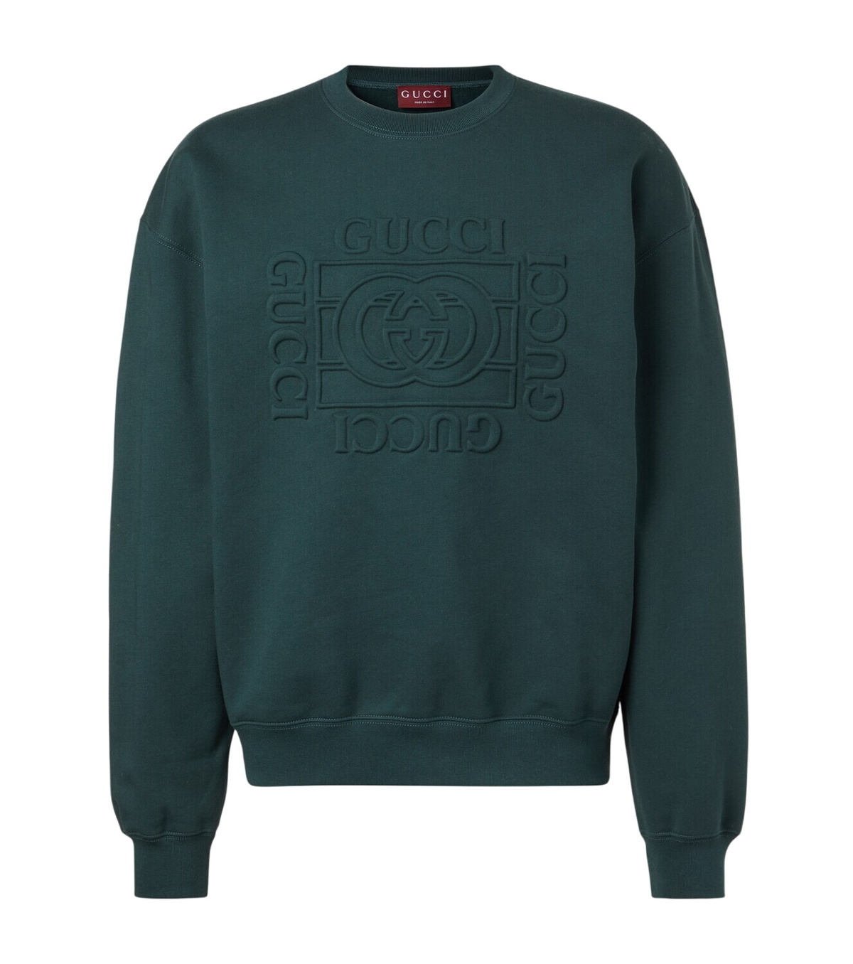 GUCCI ダークグレー リブニットセーター S GUCCI ダークグレー リブニットセーター S Wool cashmere rib knit