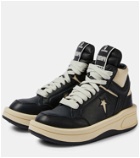 Rick Owens x Converse Turbowpn leather platform sneakers