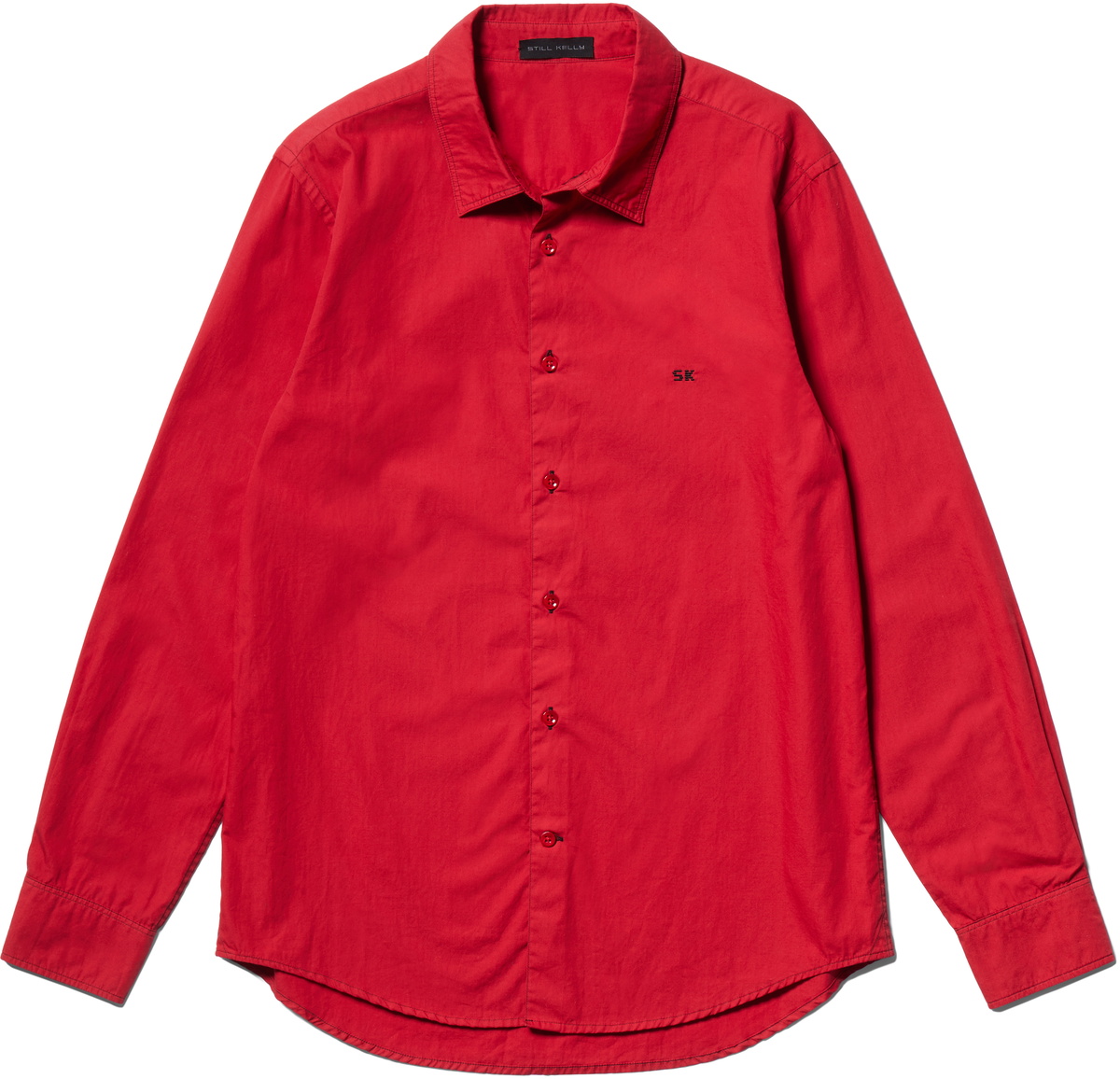 Still Kelly Red SK Embroidery Shirt Still Kelly