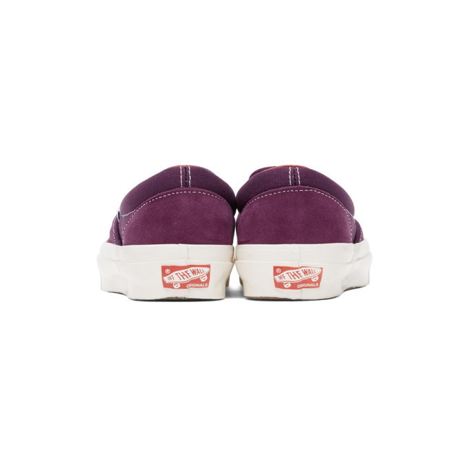 Vans Purple Suede OG Classic Slip-On Sneaker Vans