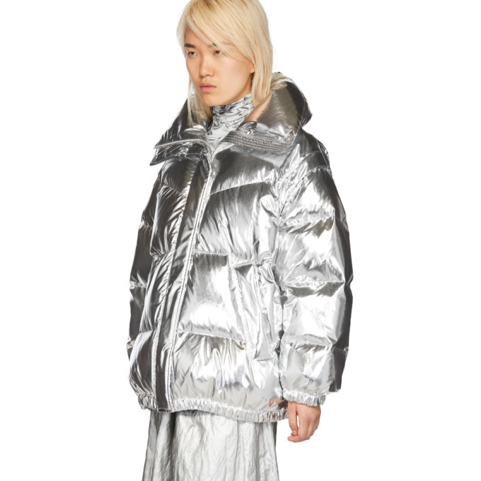 【MM6 Maison Margiela】Puffer jacket パファージャケット MM6 Maison Martin Margiela Silver Limited Edition Puffer
