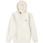 A.P.C. Men's A.P.C Marvin Embroidered Logo Hoody in Off White