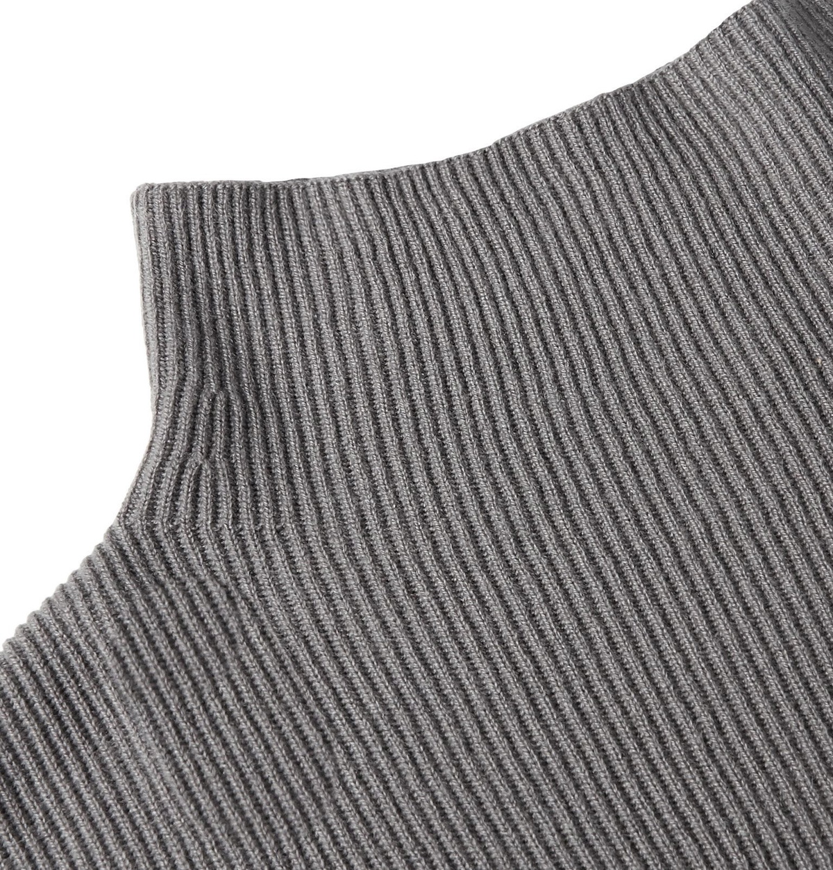 The Row - Daniel Ribbed Cashmere Rollneck Sweater - Gray The Row