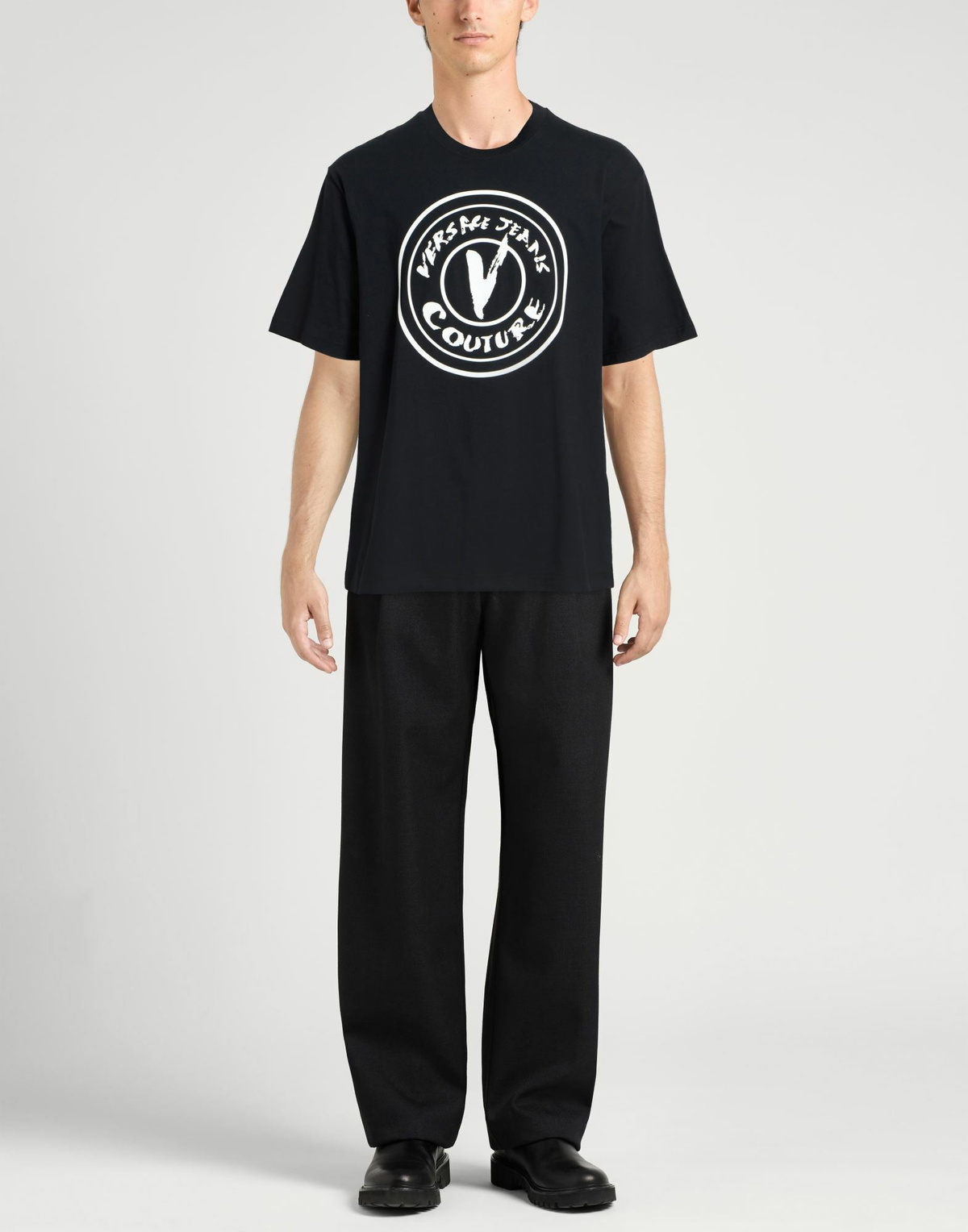 Versace Jeans Couture Mens T-shirt in Black