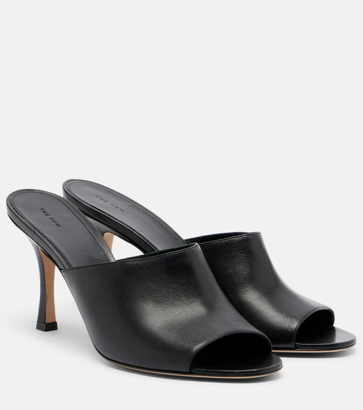 The Row Ella leather mules