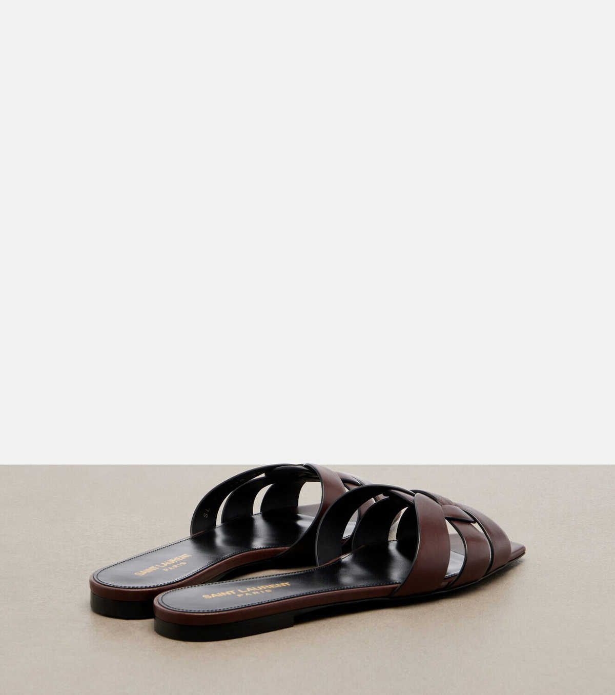 Saint Laurent Tribute leather sandals