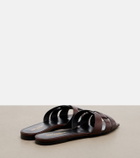 Saint Laurent Tribute leather sandals