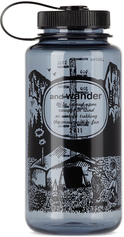 Photo: and wander Black Nalgene Water Bottle, 1 L