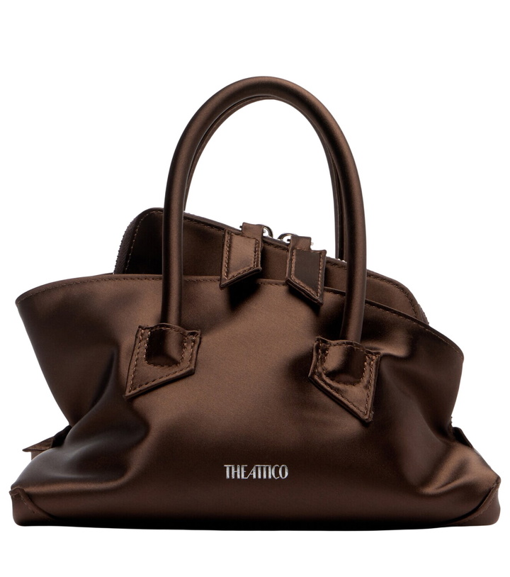 Photo: The Attico La Passeggiata Mini satin tote bag