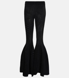 Alaïa High-rise flared pants