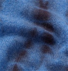 The Elder Statesman - Tie-Dyed Cashmere Sweater - Blue