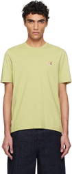 Maison Kitsuné Green Fox Head Patch Regular T-shirt