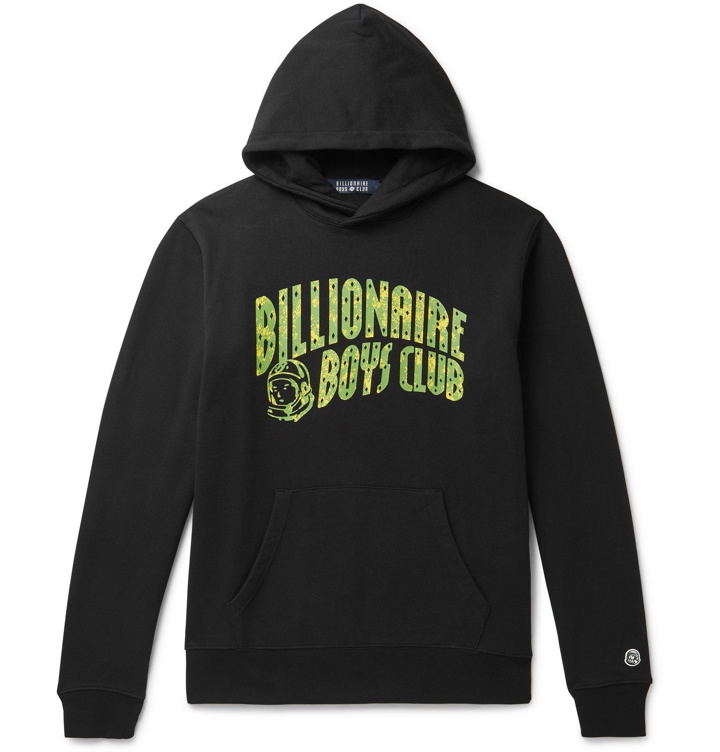 Photo: Billionaire Boys Club - Logo-Print Loopback Cotton-Jersey Hoodie - Black