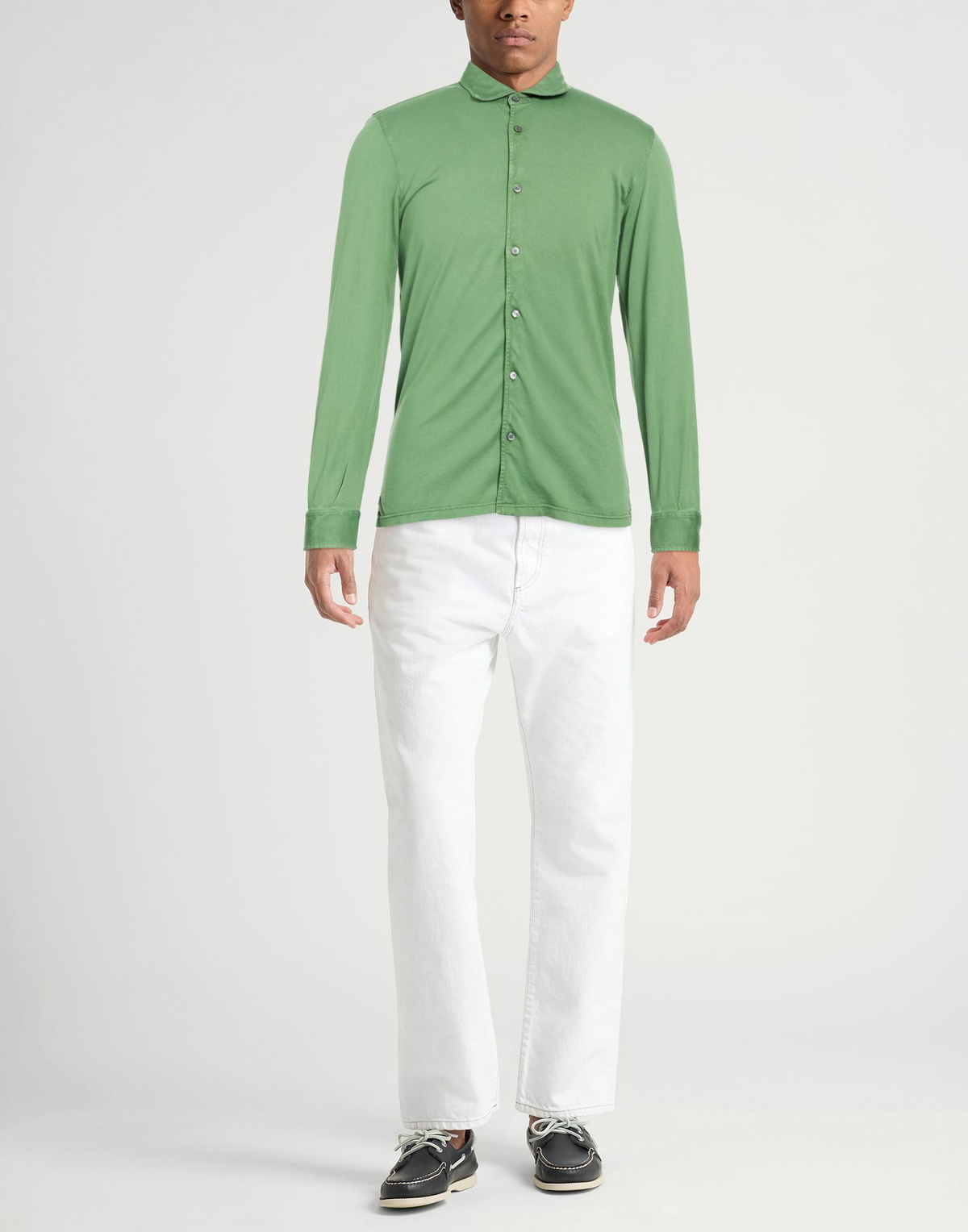 Fedeli Mens Shirt in Green