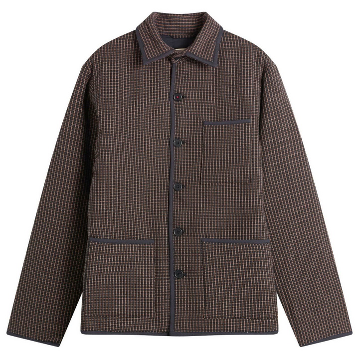 Photo: Kardo Men's Paris Quilted Workwear Jacket in Ganache