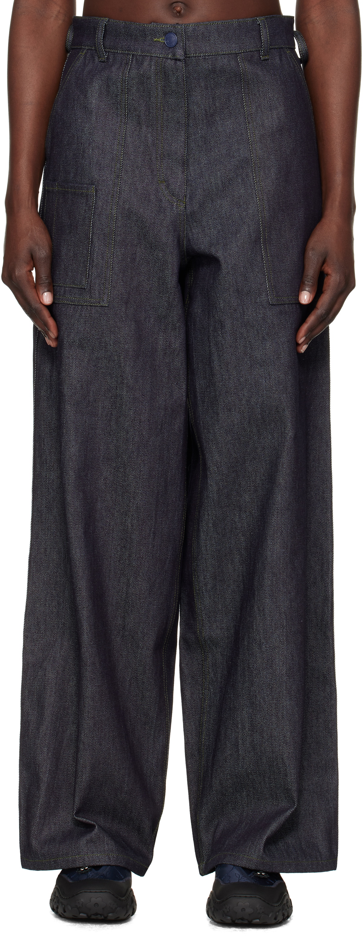 Cecilie Bahnsen Blue Anita Jeans