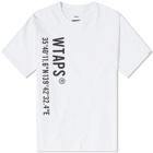 WTAPS Men's GPS Print T-Shirt in White