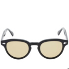 Moscot Men's Maydela Sunglasses in Black/Amber 