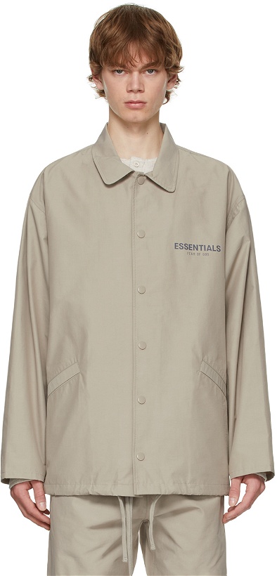 Photo: Essentials Grey Coach Jacket