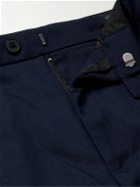 Club Monaco - Sutton Straight-Leg Wool-Blend Trousers - Blue