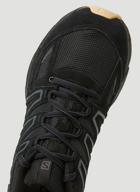 Salomon - X-Mission 4 Suede Sneakers in Black