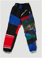 x adidas Upcycled Multi Panel Track Pants in Black