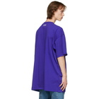 VETEMENTS Blue Oversized Antwerpen T-Shirt