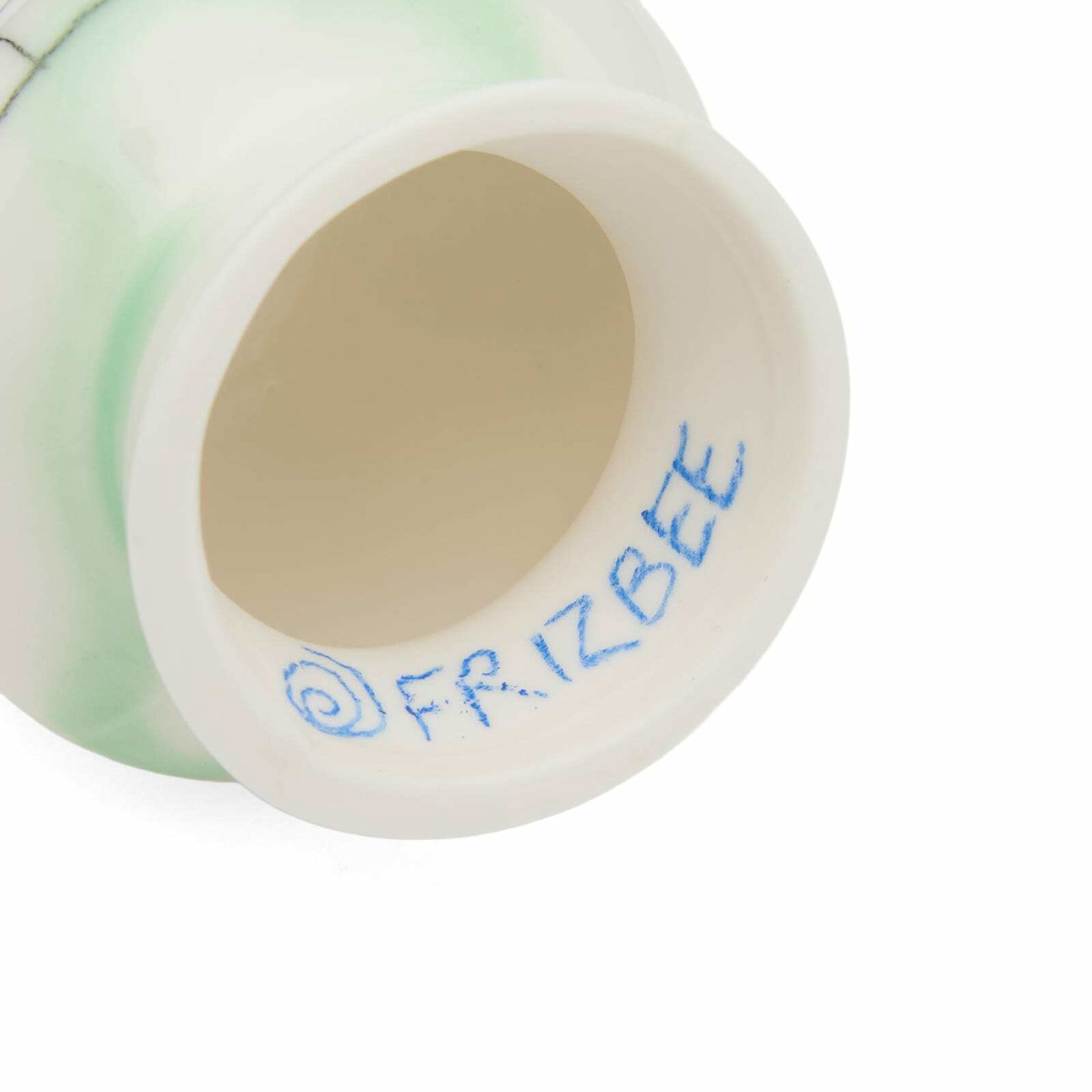 Frizbee Ceramics x END. Matcha Bowl & Whisk Holder in Green Grass 