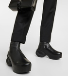 Givenchy - G leather clog ankle boots