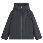 Jil Sander Men's Hooded Down Jacket in Black