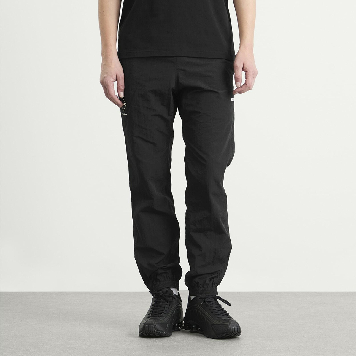 F.C. Real Bristol Men's Nylon Easy Track Pants in Black