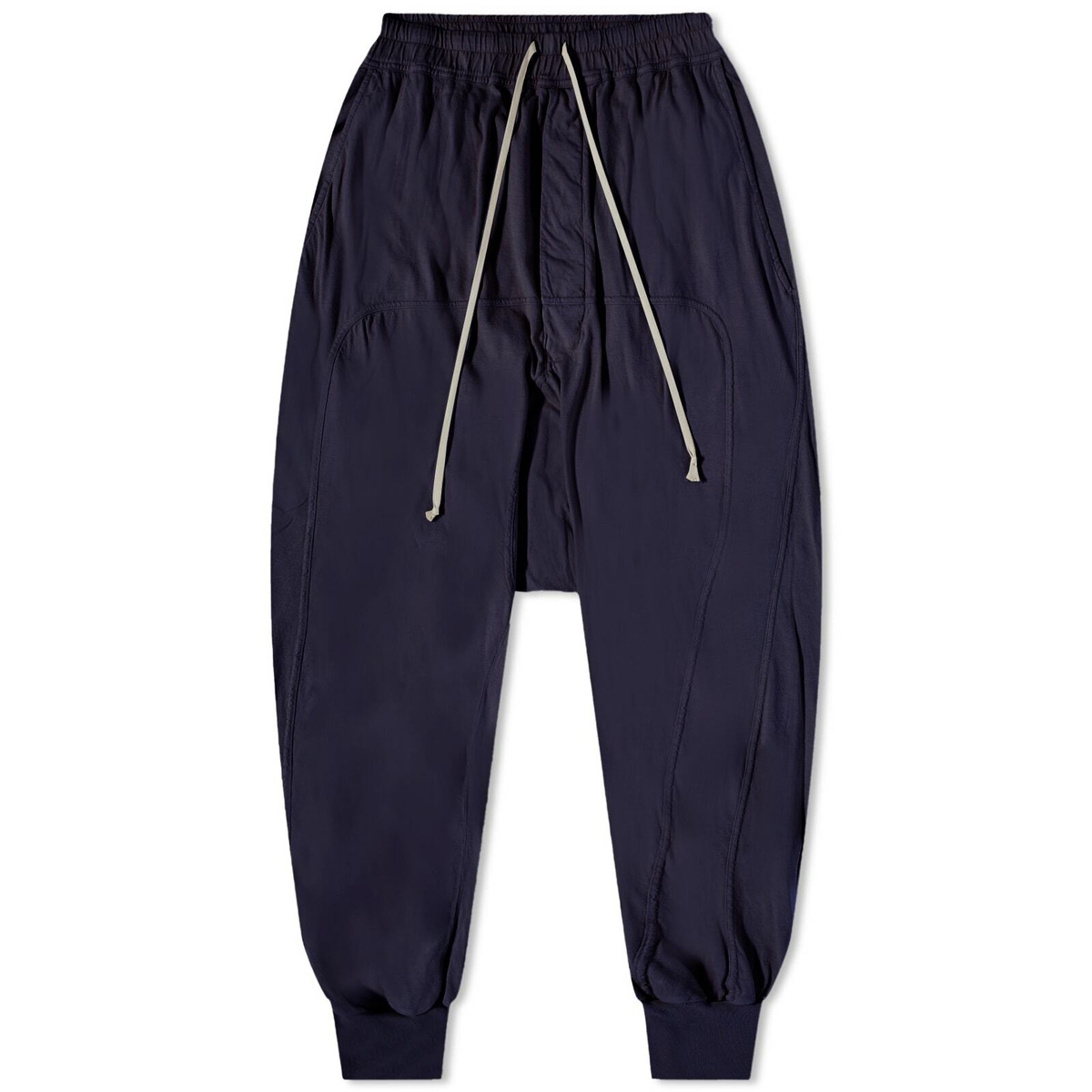 Rick Owens DRKSHDW Men's Prisoner Drawstring Pant in Indigo Rick