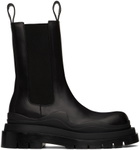 Bottega Veneta Black Tire Chelsea Boots